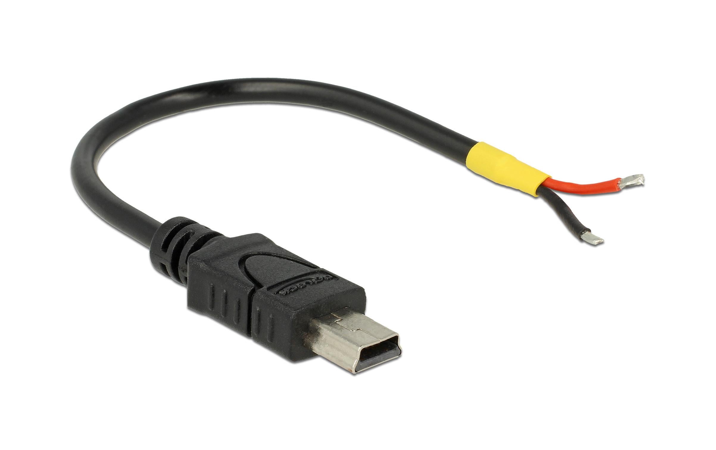 Delock USB Mini-B Kabel - 2Pol Strom, 10cm