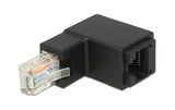 Delock RJ-45 Winkeladapter, Cat.6, UTP