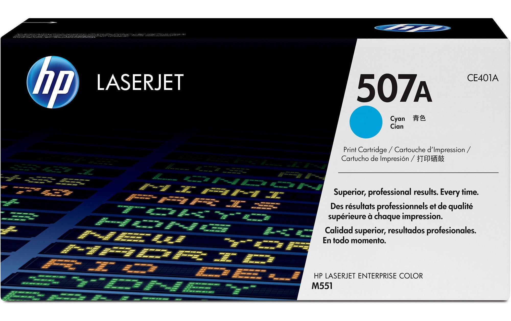 HP, Toner Nr. 507A (CE401A) Cyan