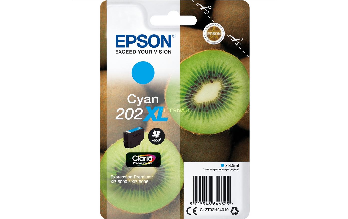 Epson Tinte 202 XL / C13T02H24010