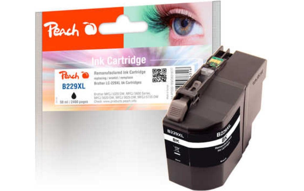 Peach Tinte Brother LC-229XL Sparpack