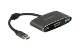 Monitoradapter USB Typ-C zu HDMI/USB3 & PD