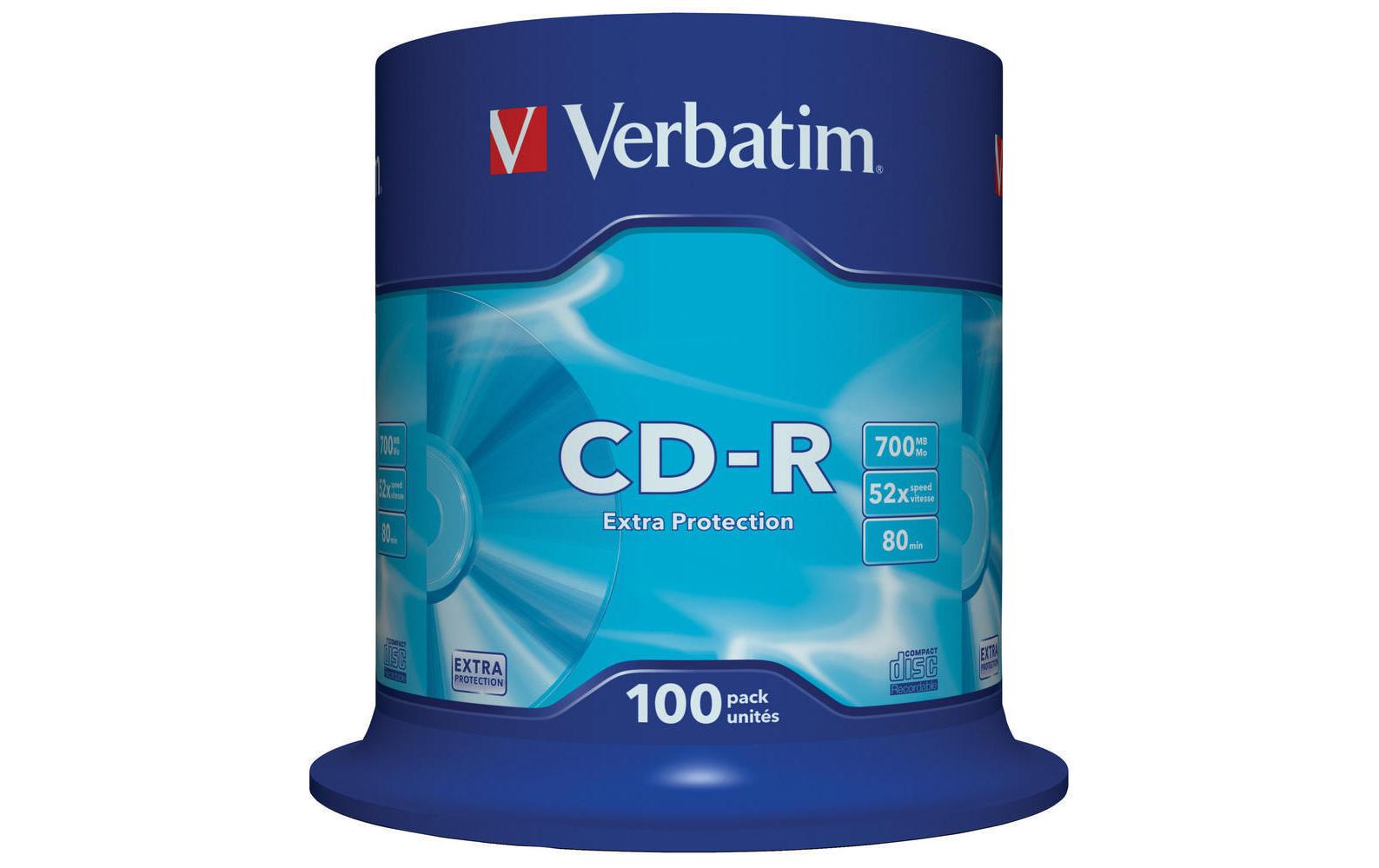 Verbatim CD-R 52x 80Min/700MB 100er Spindel