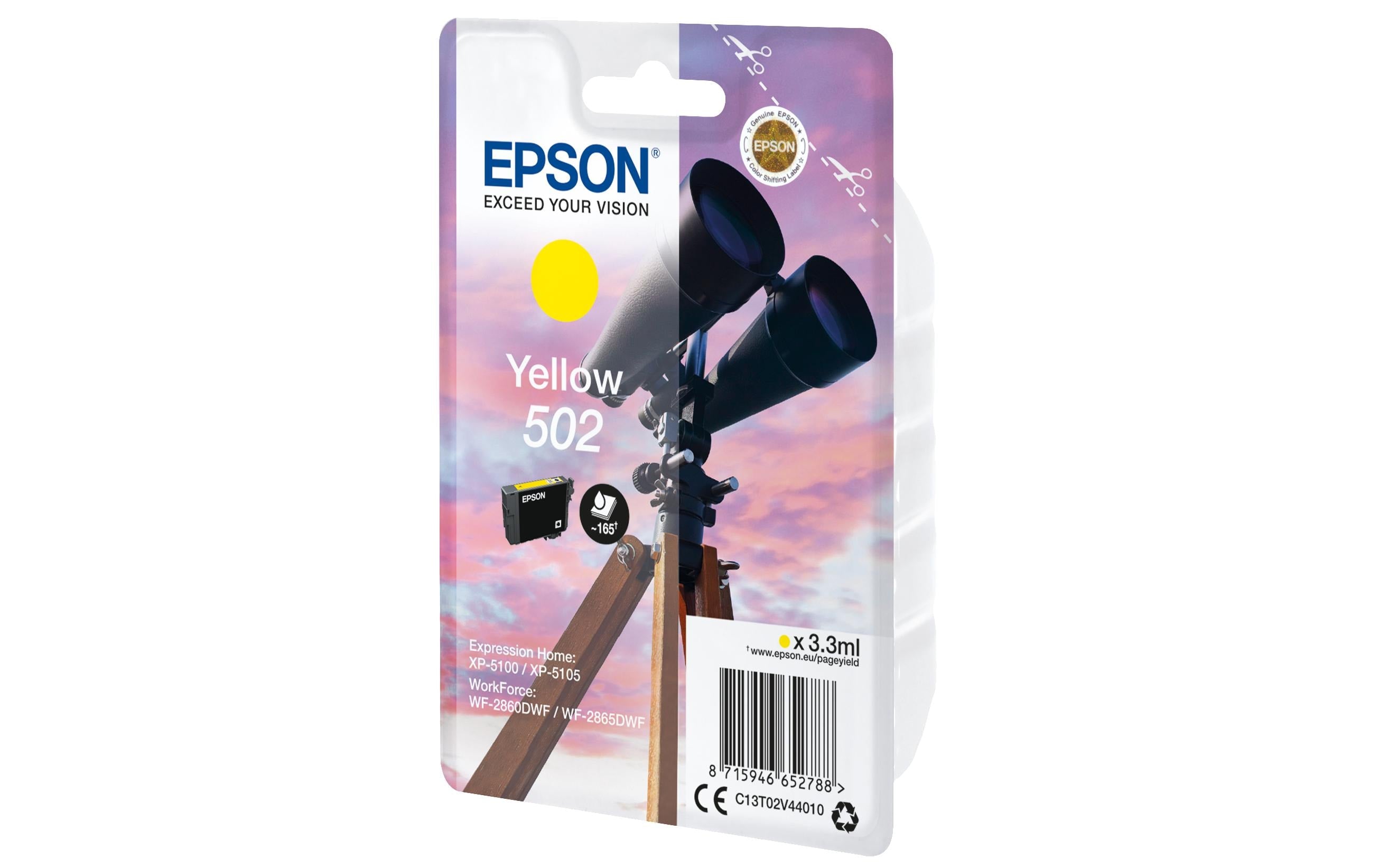 Tinte Epson 502 / T02V44010 yellow, 3.3ml