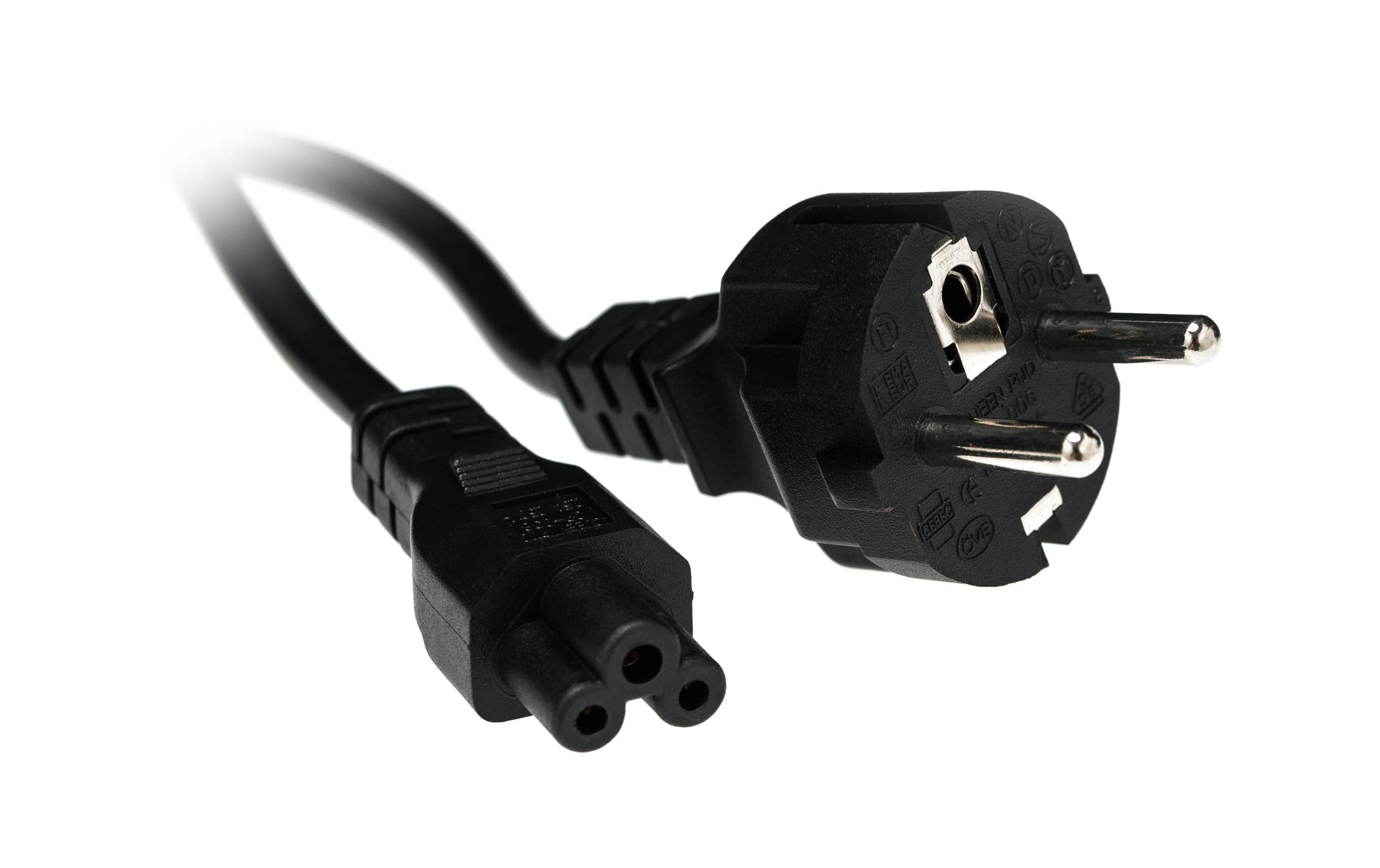 Netzkabel International Schuko gerade - C5