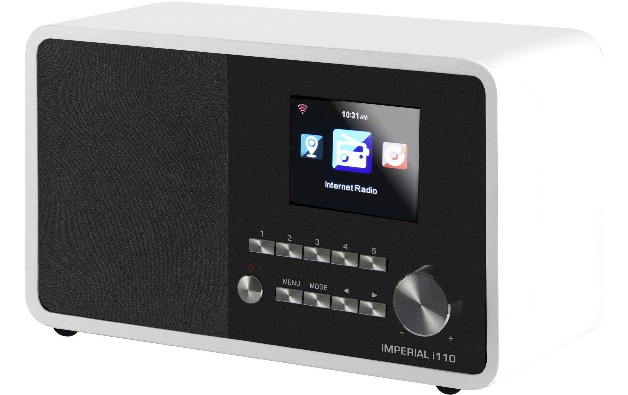 Imperial i110, Internet-Radio, weiss