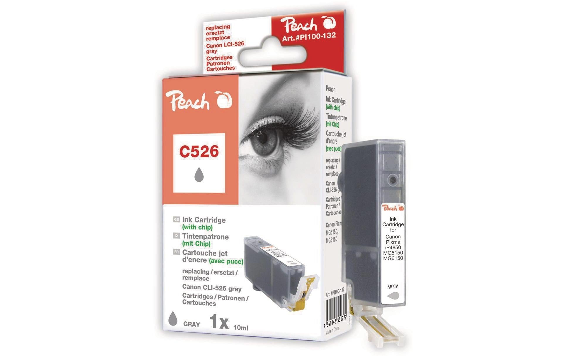 Peach Tinte Canon CLI-526 grau