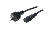 Netzkabel International Schuko gerade - C13