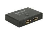 Delock 2 Port DP Switch&Verteiler