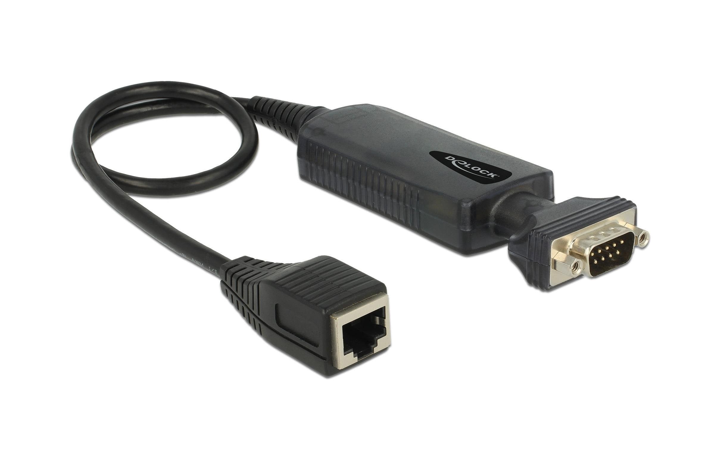 Delock: RS232 zu LAN Konverter, schwarz