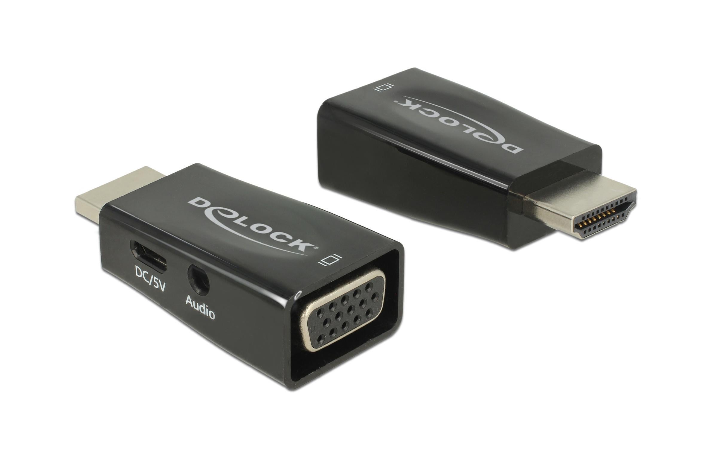 Monitoradapter HDMI-A zu VGA mit Audio