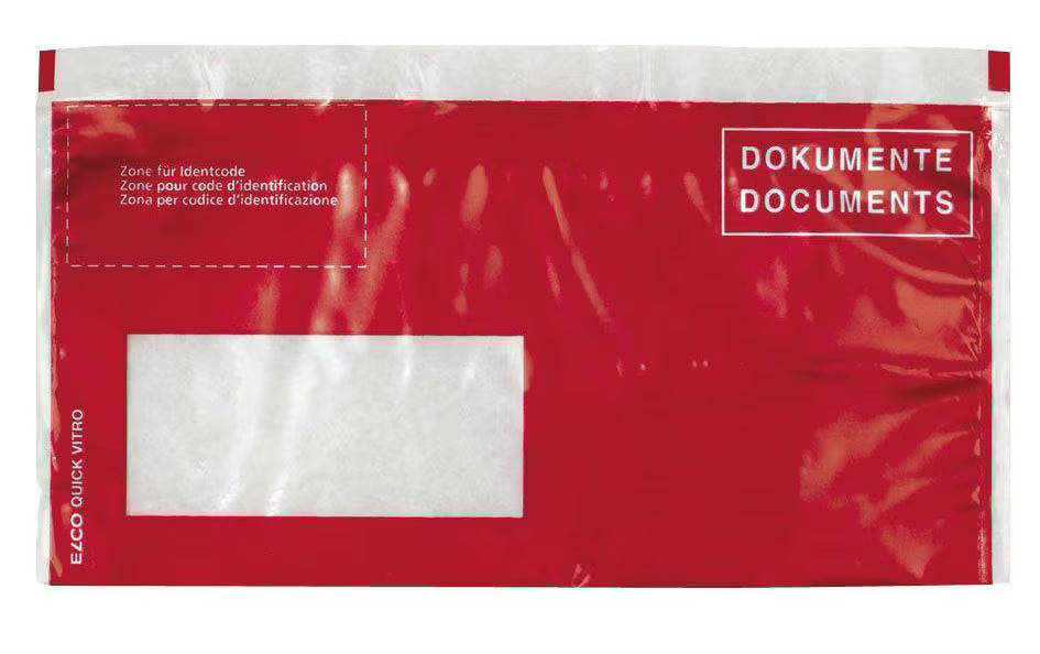 Elco Quick Vitro Dokumententaschen rot,