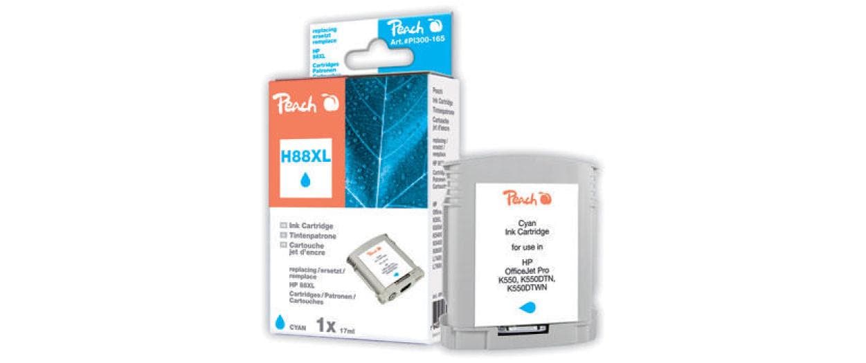 Peach Tinte HP C9391AE Nr. 88XL cyan