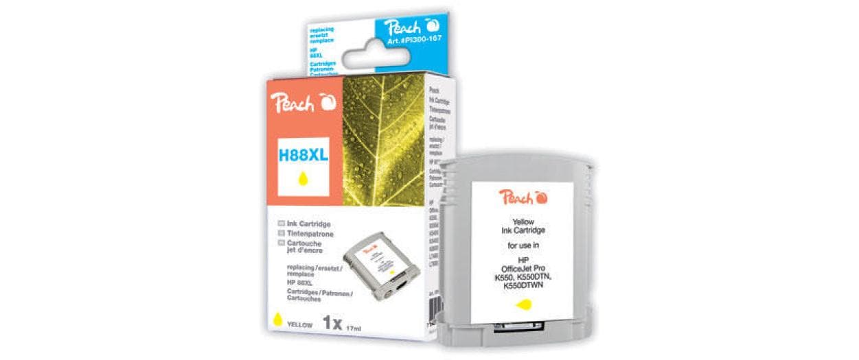 Peach Tinte HP C9393AE Nr. 88XL yellow