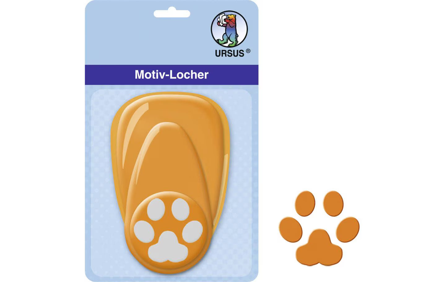URSUS Motivstanzer Pfote mittel