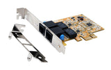 EXSYS EX-6072-4k, Dual Ethernet Karte