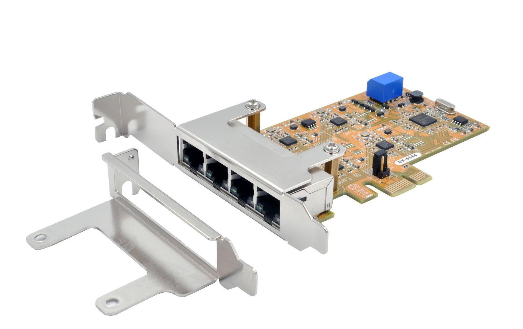 EXSYS EX-6084, Quad Ethernet Karte