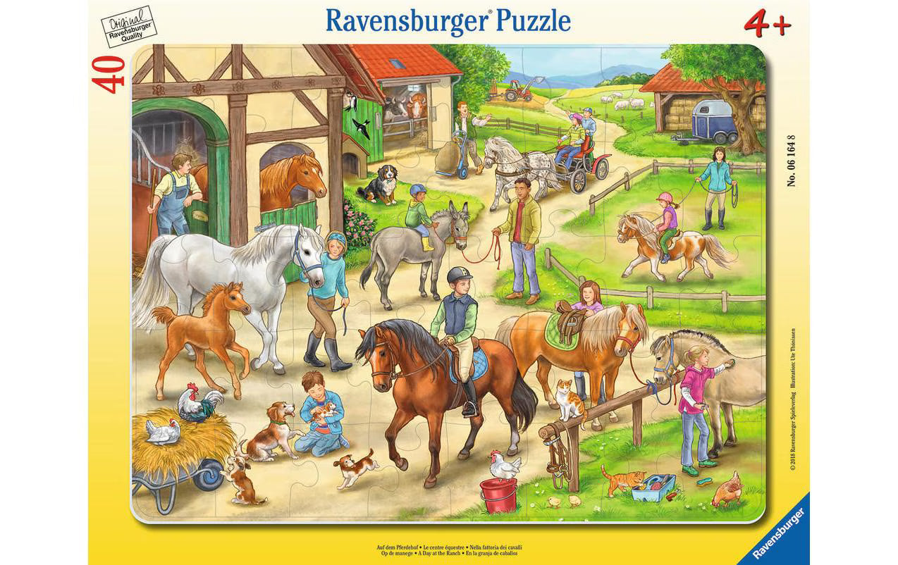 Puzzle Auf dem Pferdehof