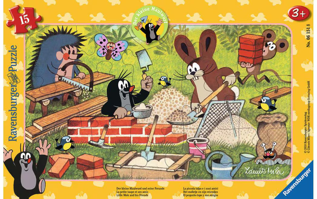 Puzzle Der kleine Maulwurf & Freunde