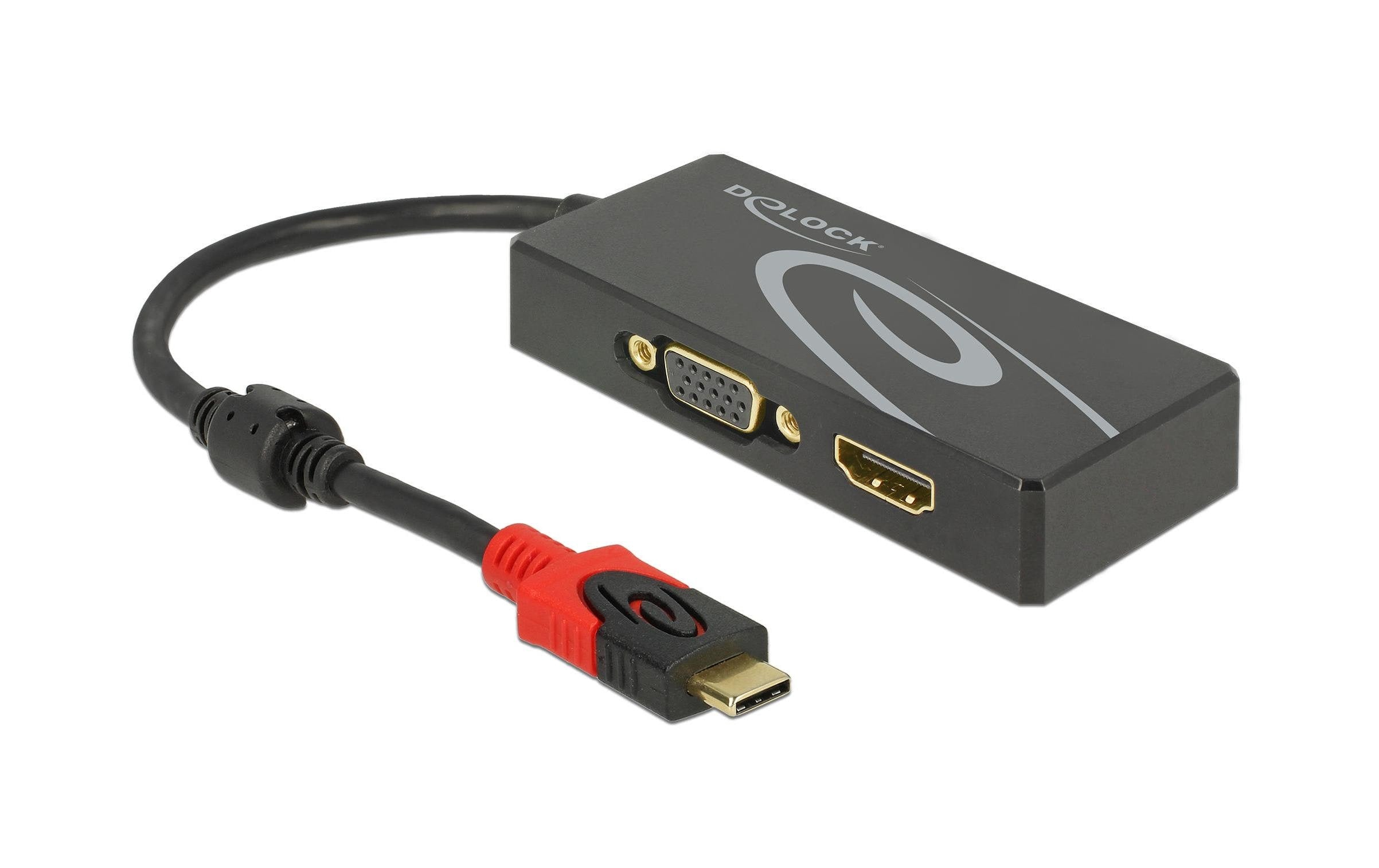 Monitor Splitter USB Typ-Czu DP/HDMI/VGA