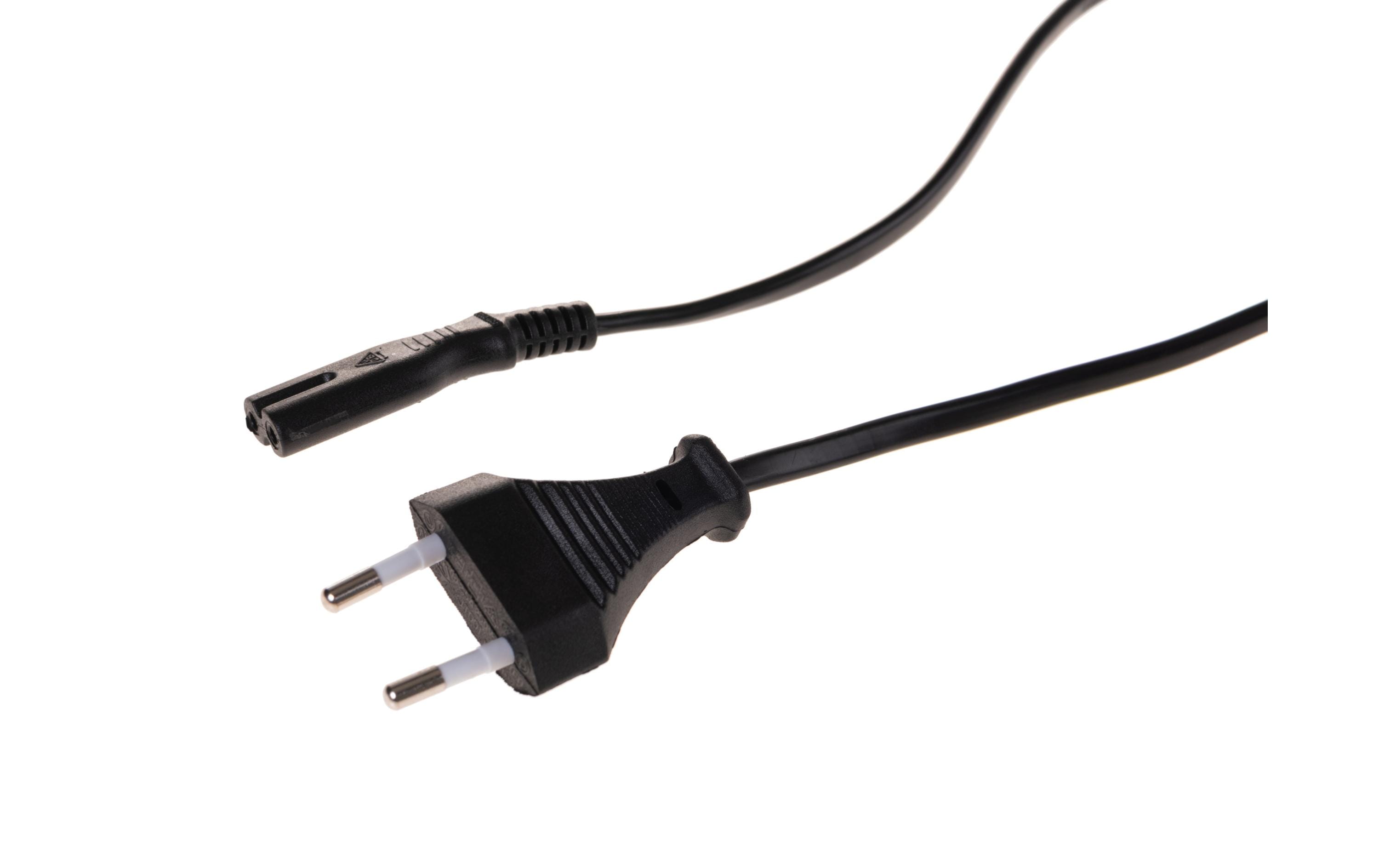 Euro Netzkabel 230V 1.8m, 2 polig
