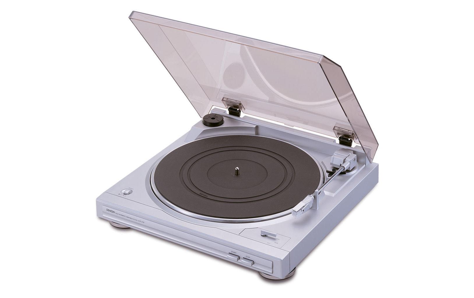 Denon DP-29F silber, Plattenspieler