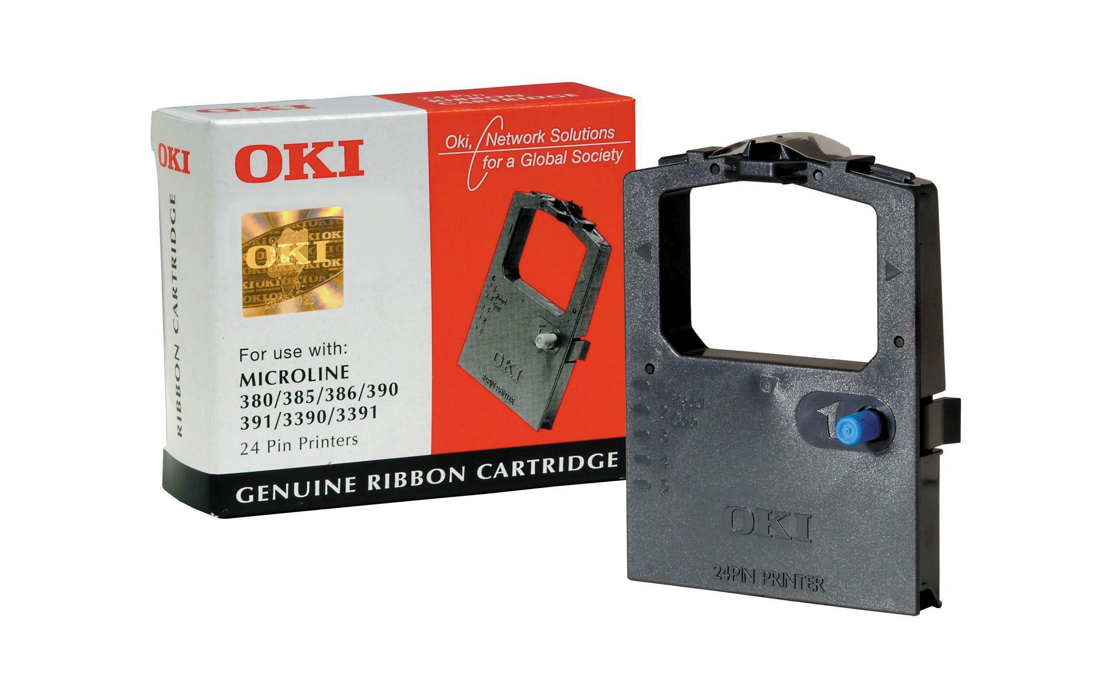 OKI Farbband Nylon 09002309, schwarz