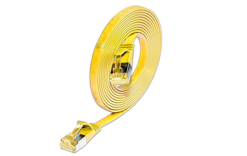 SLIM, Slimpatchkabel Cat 6A, U/FTP, 5 m, G