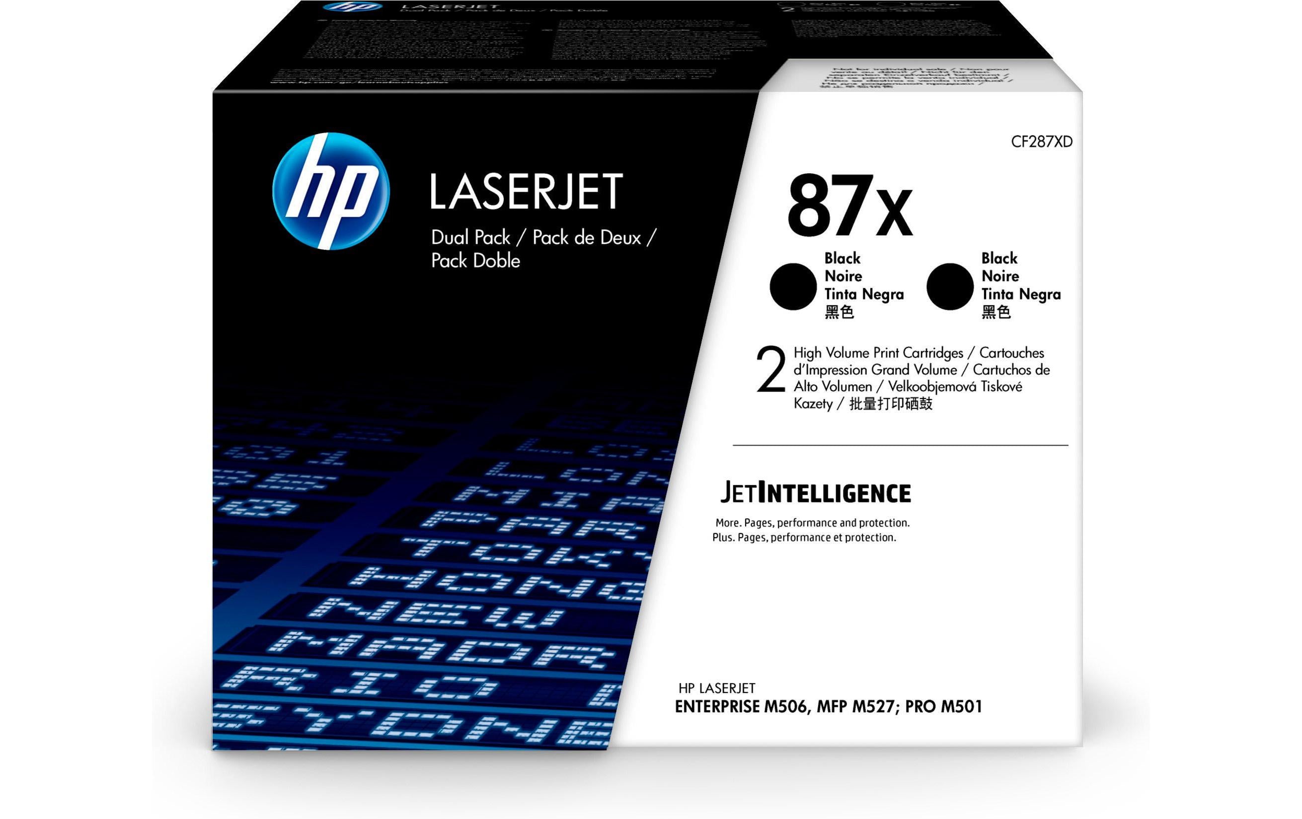 HP Toner 87X - Black 2er-Pack (CF287XD)