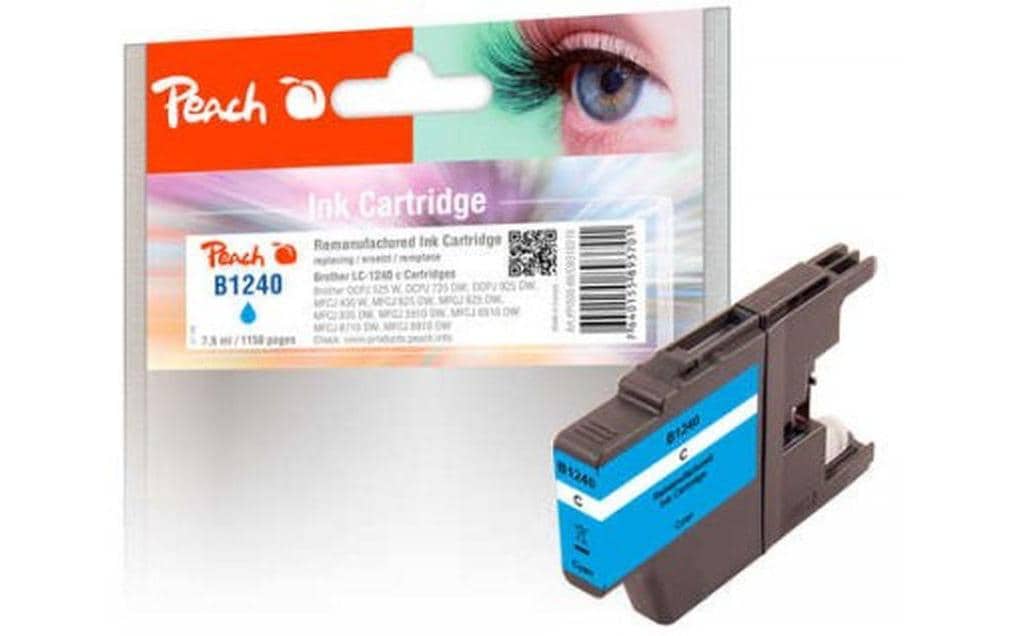 Peach Tinte Brother LC-1240c cyan