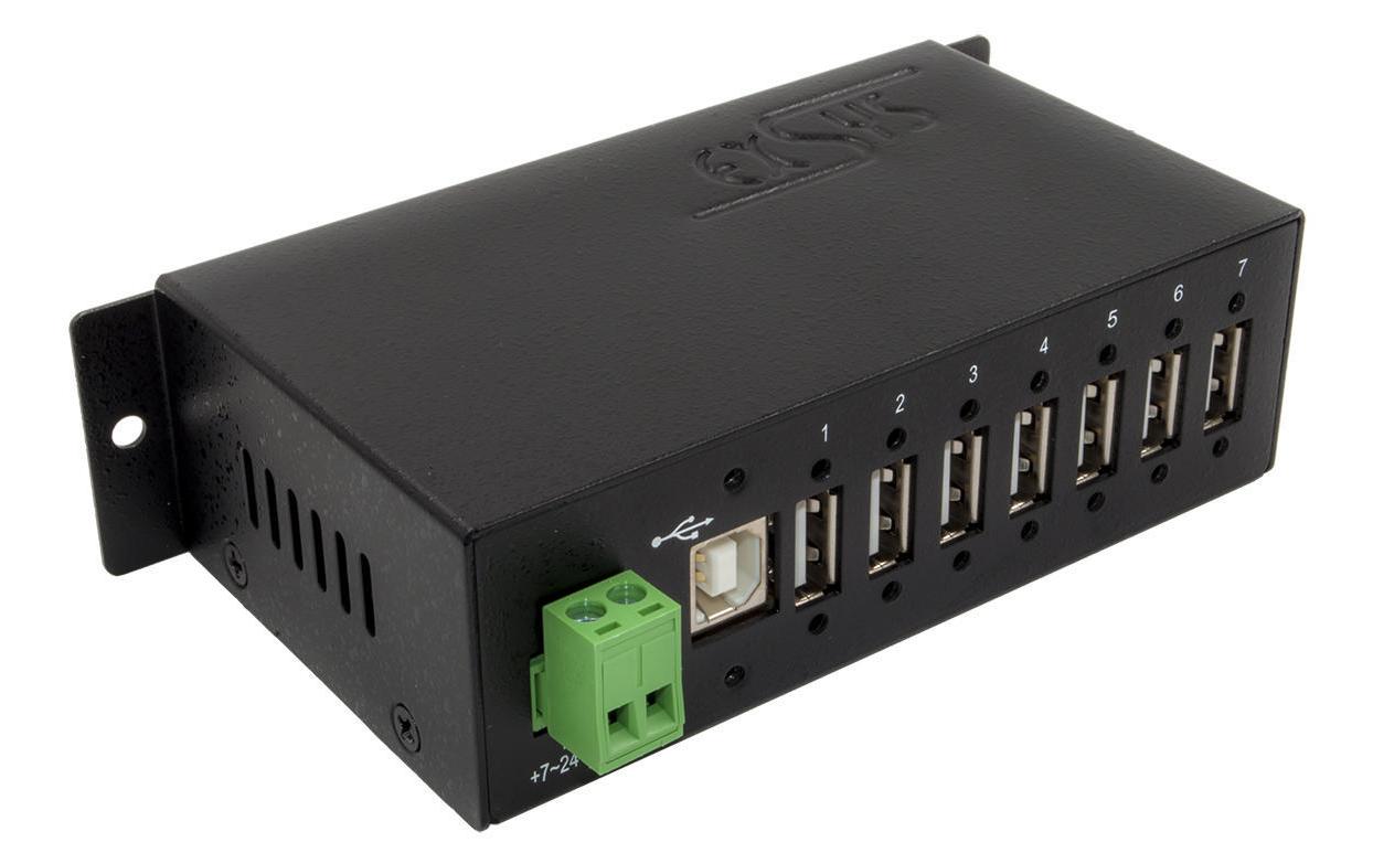 EXSYS EX-1177HMV, 7x USB 2.0, Metall,