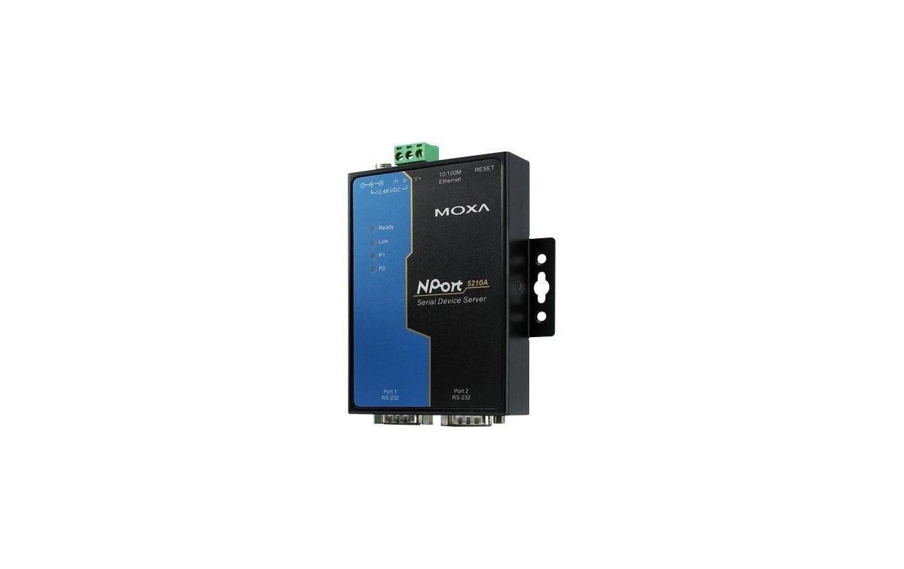 MOXA NPort 5210A, LAN RS232 Server, 2 Port,