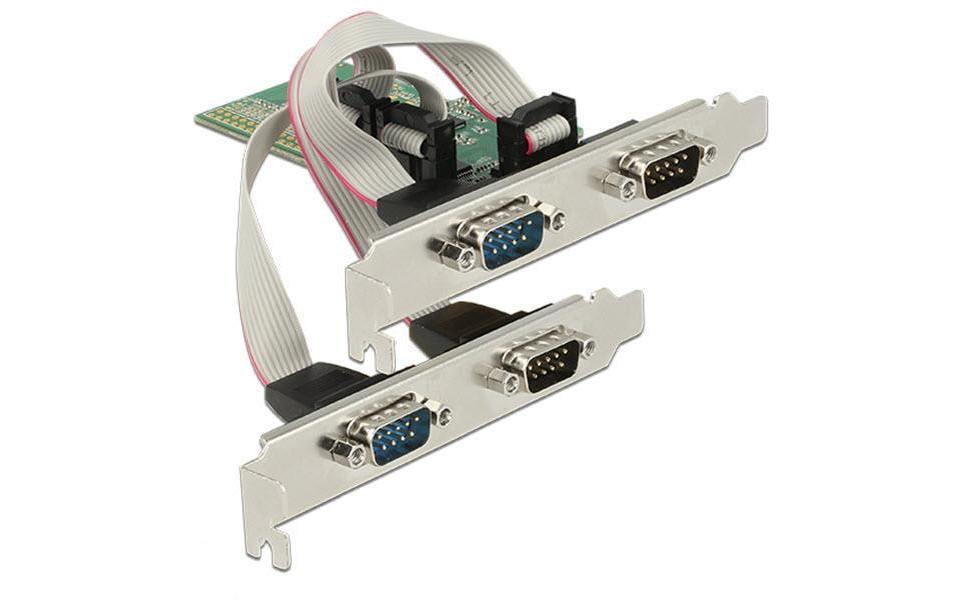 Delock 89557 PCI Express Karte 4x Seriell