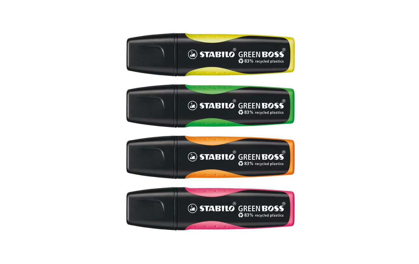 Stabilo Leuchtmarker Green Boss 4er Etui