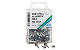WEDO Rundkopfklammer vernickelt
