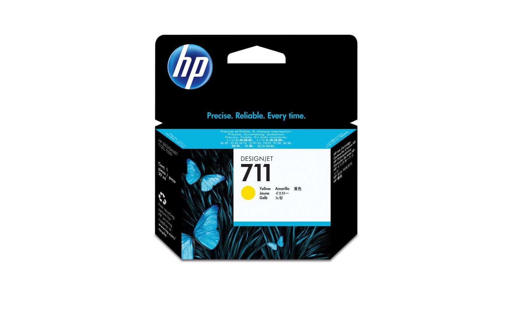 HP, Tinte Nr. 711 (CZ132A) Yellow