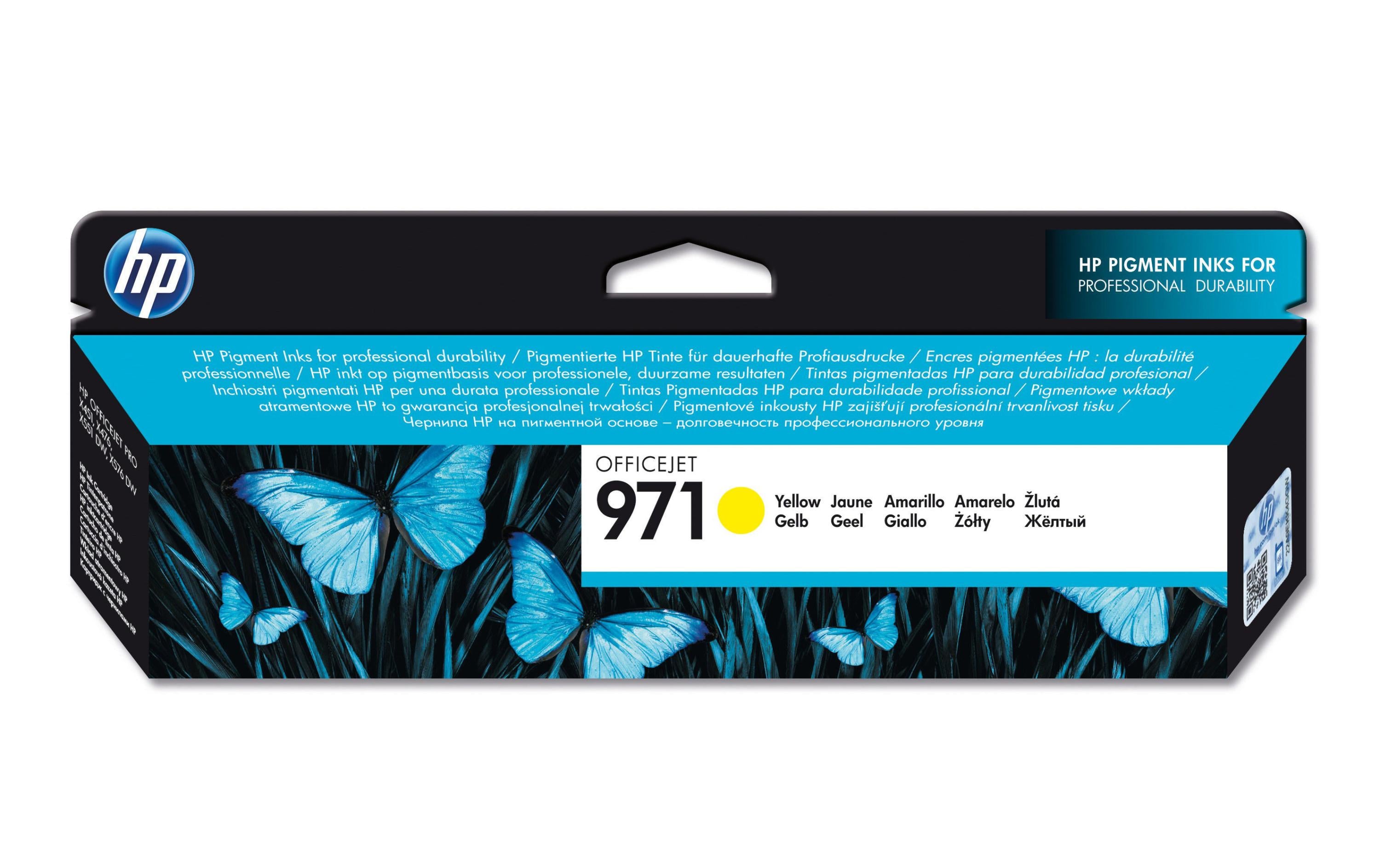 HP, Tinte Nr. 971 (CN624AE) Yellow