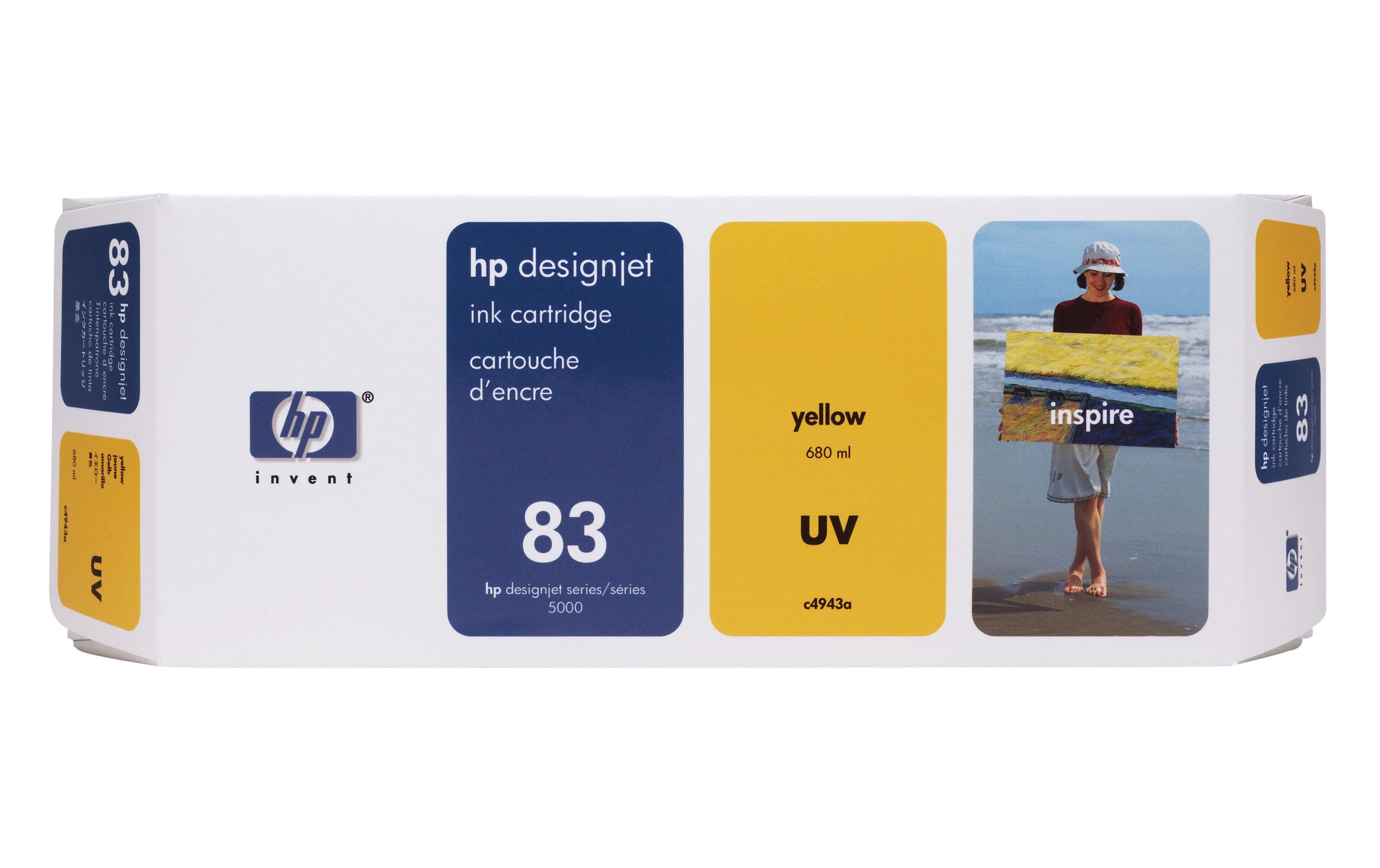 HP Tinte Nr. 83 - Yellow UV (C4943A)