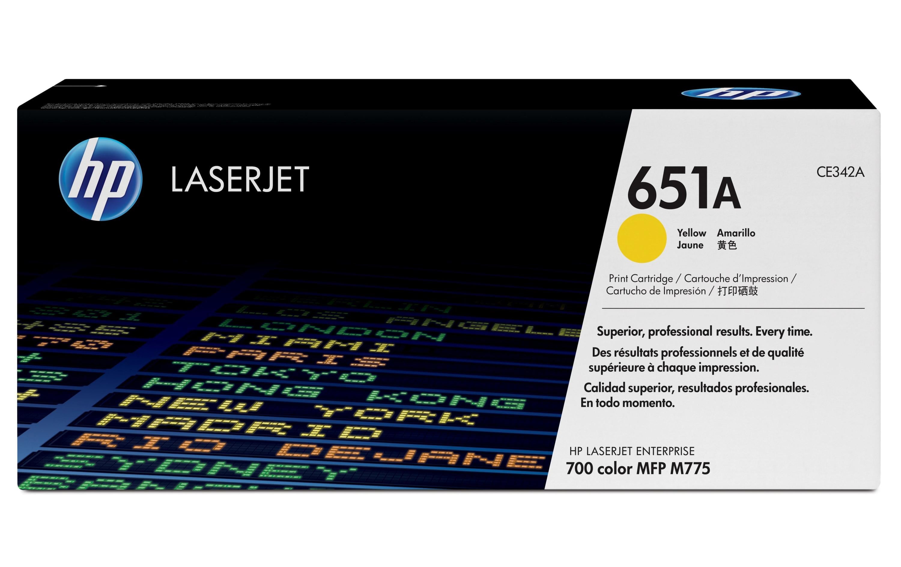 HP, Toner Nr. 651A (CE342A) Yellow