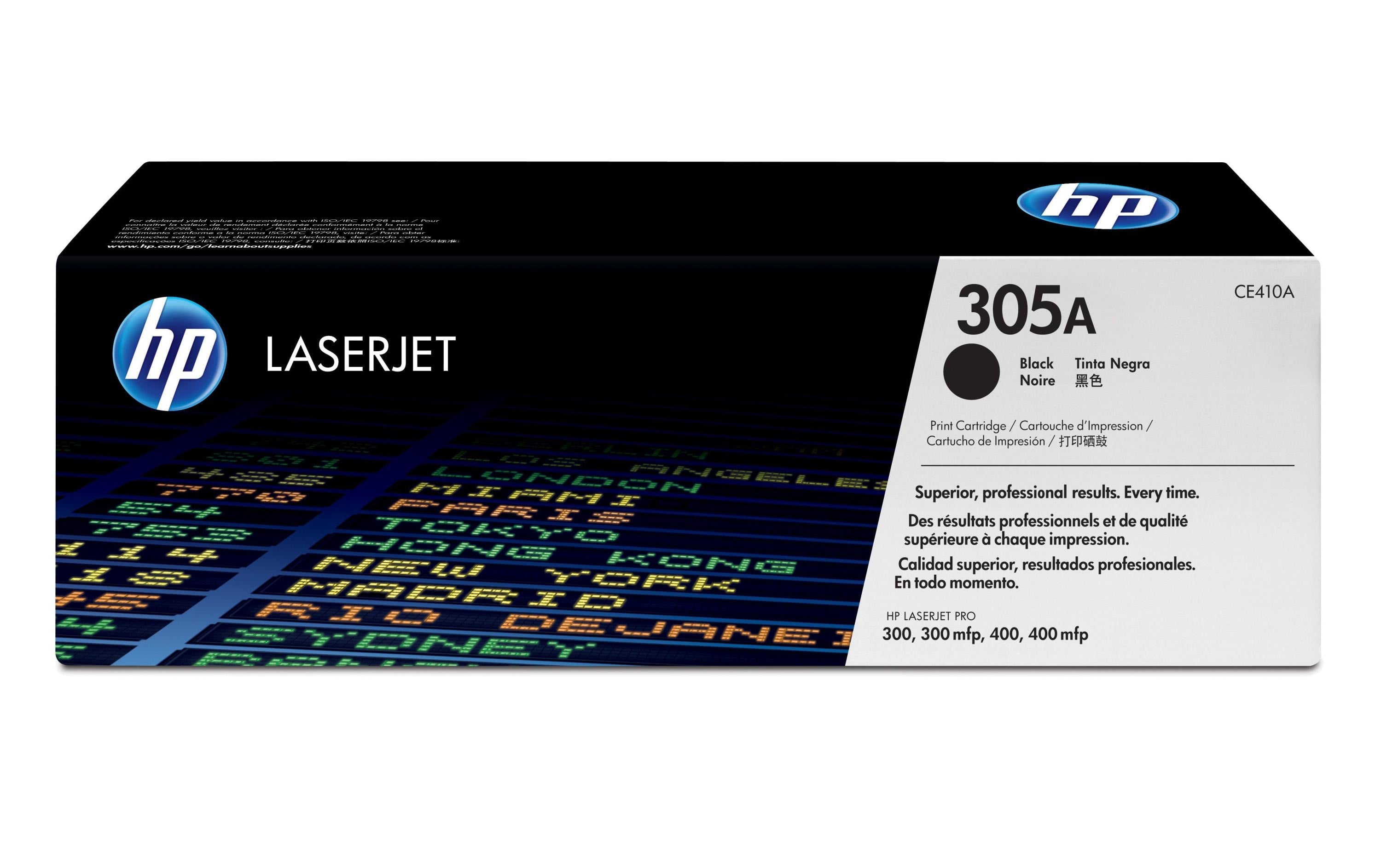 HP, Toner Nr. 305A (CE410A) Black