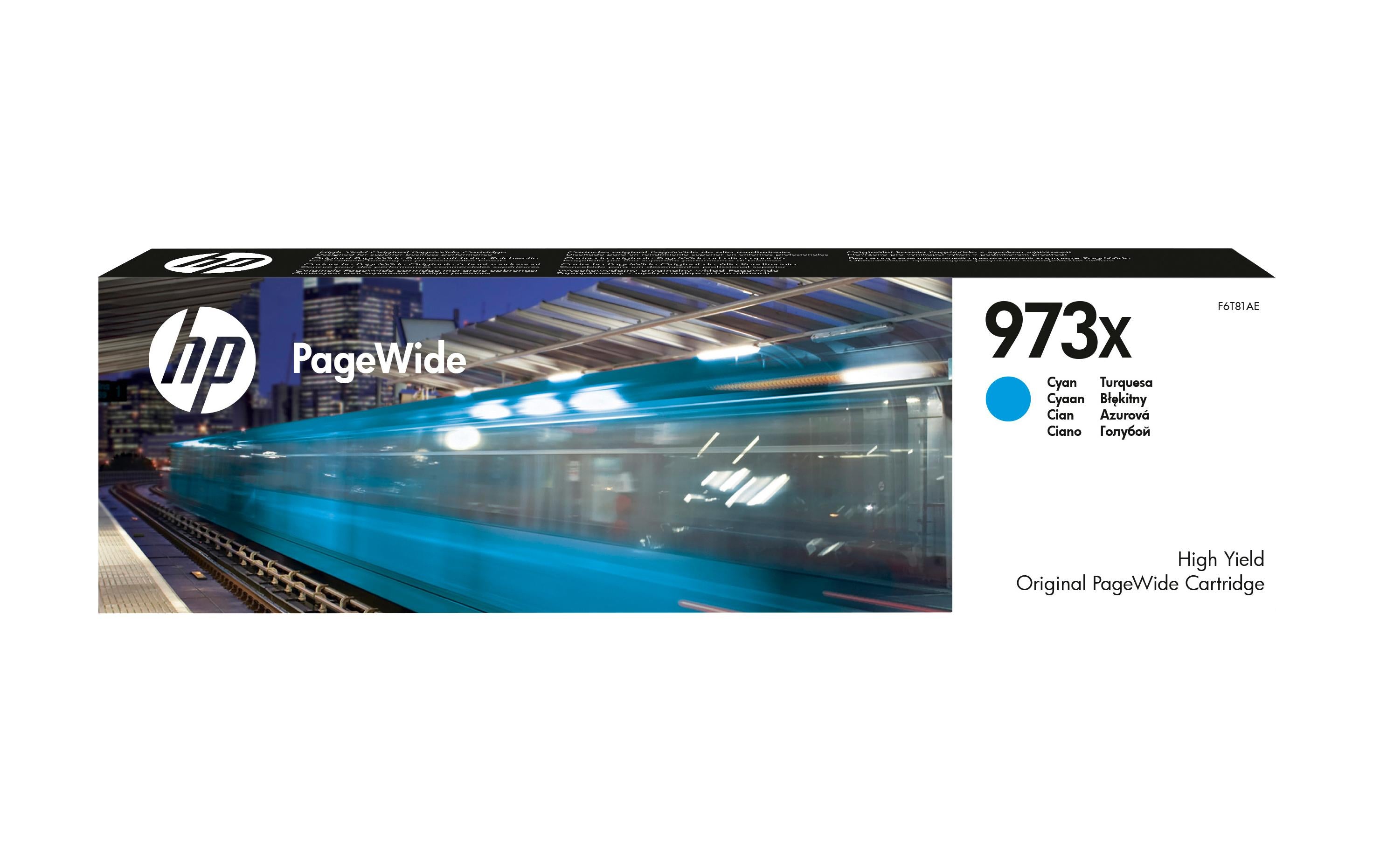 HP, Tinte Nr. 973X (F6T81AE) Cyan