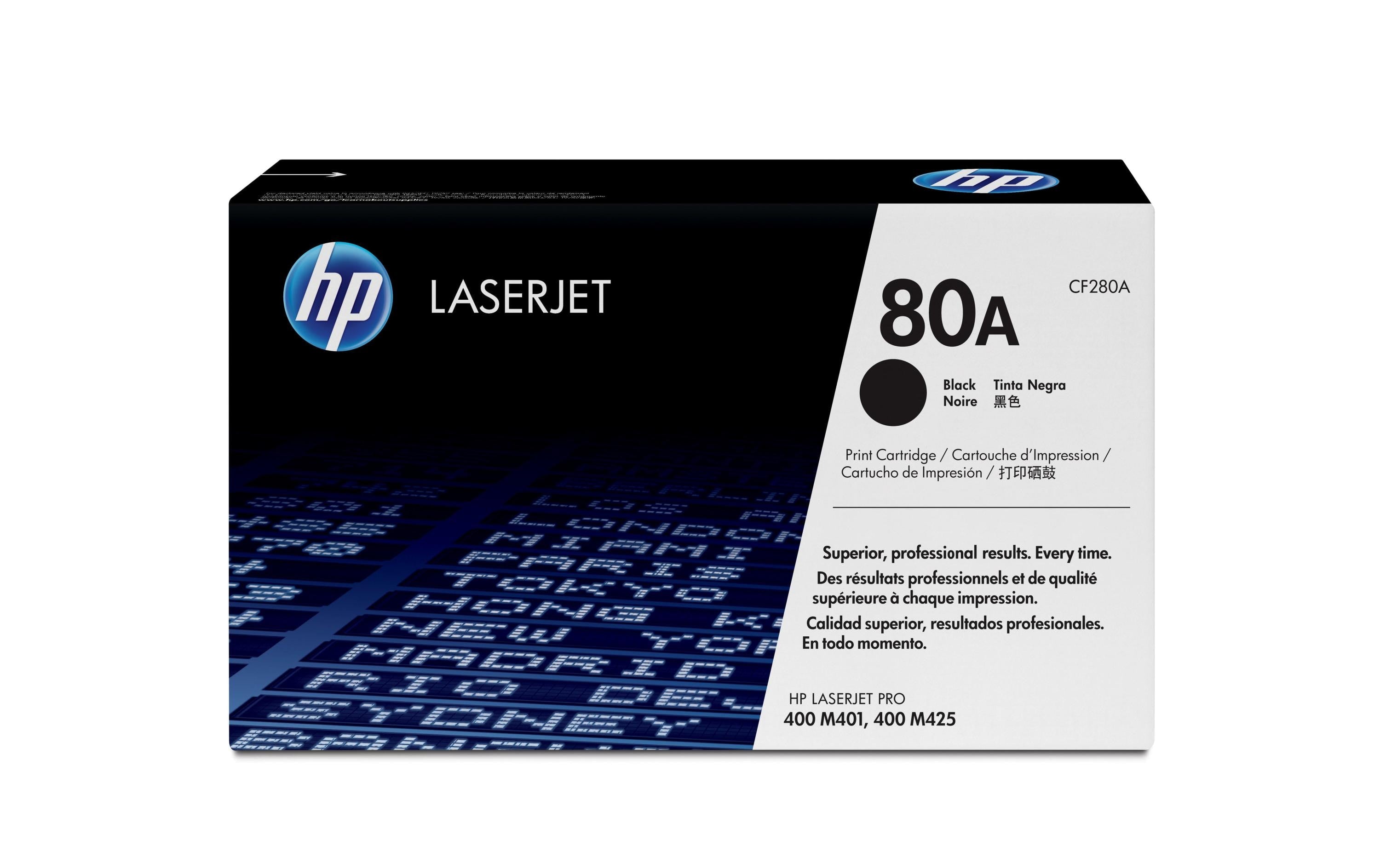 HP Toner 80A - Black (CF280A)