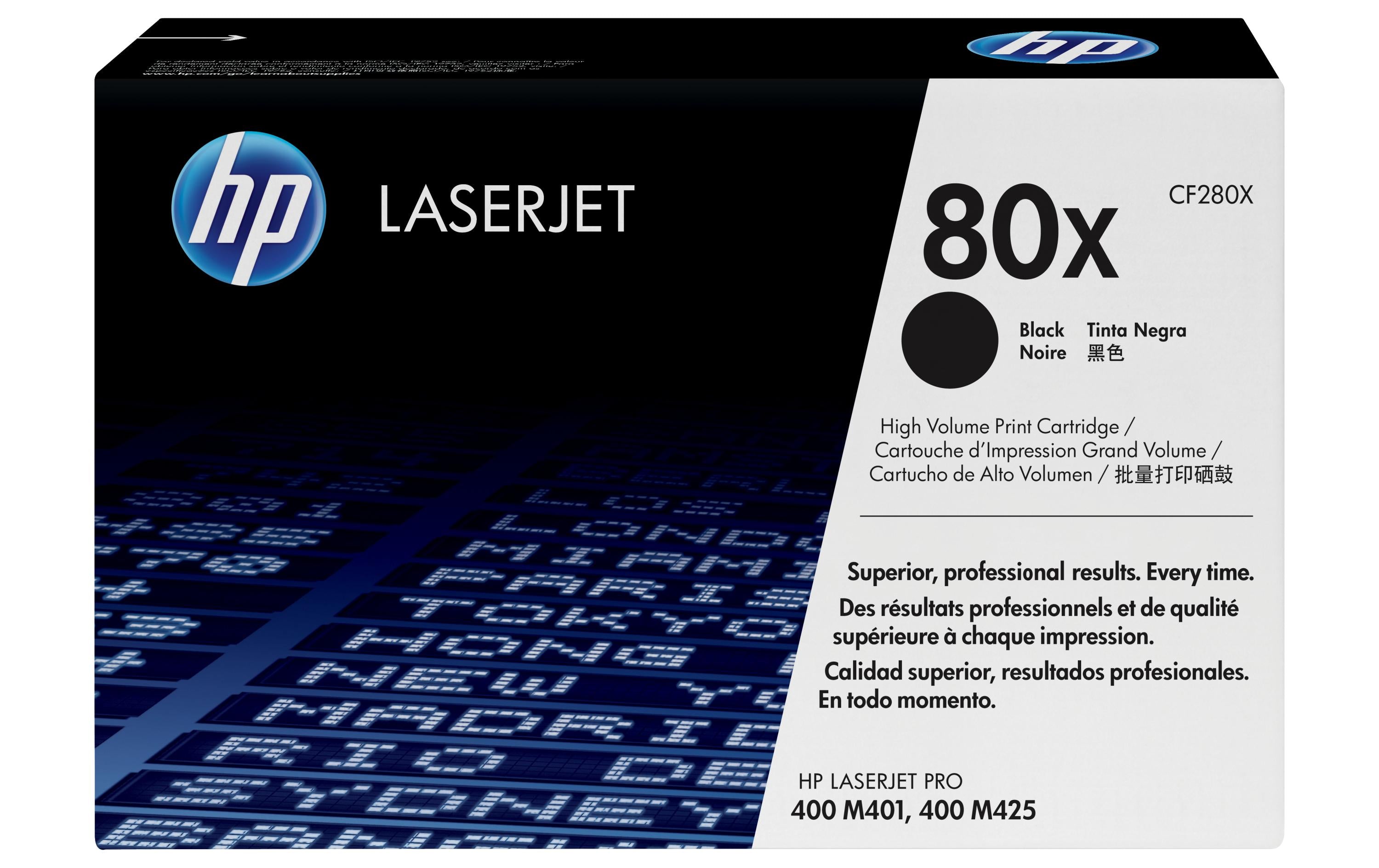 HP Toner 80X - Black (CF280X)