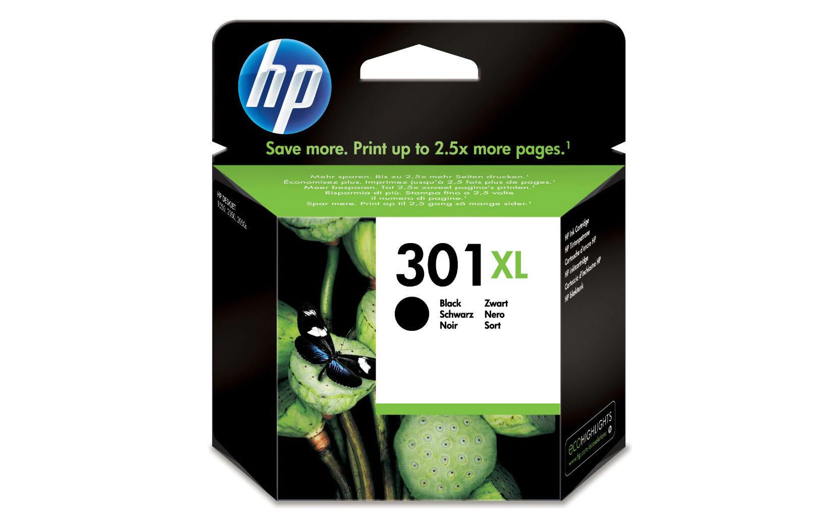 HP, Tinte Nr. 301XL (CH563EE) Black