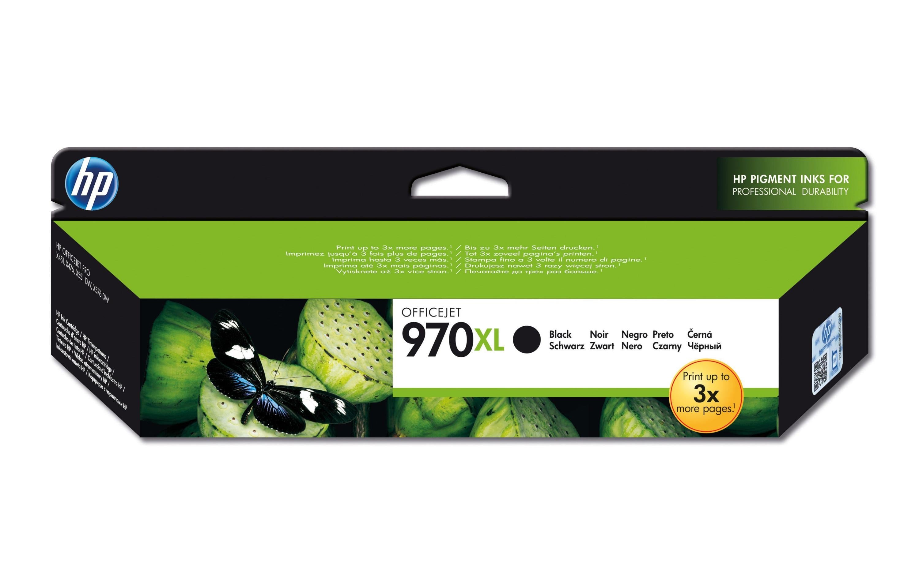 HP, Tinte Nr. 970XL (CN625AE) Black