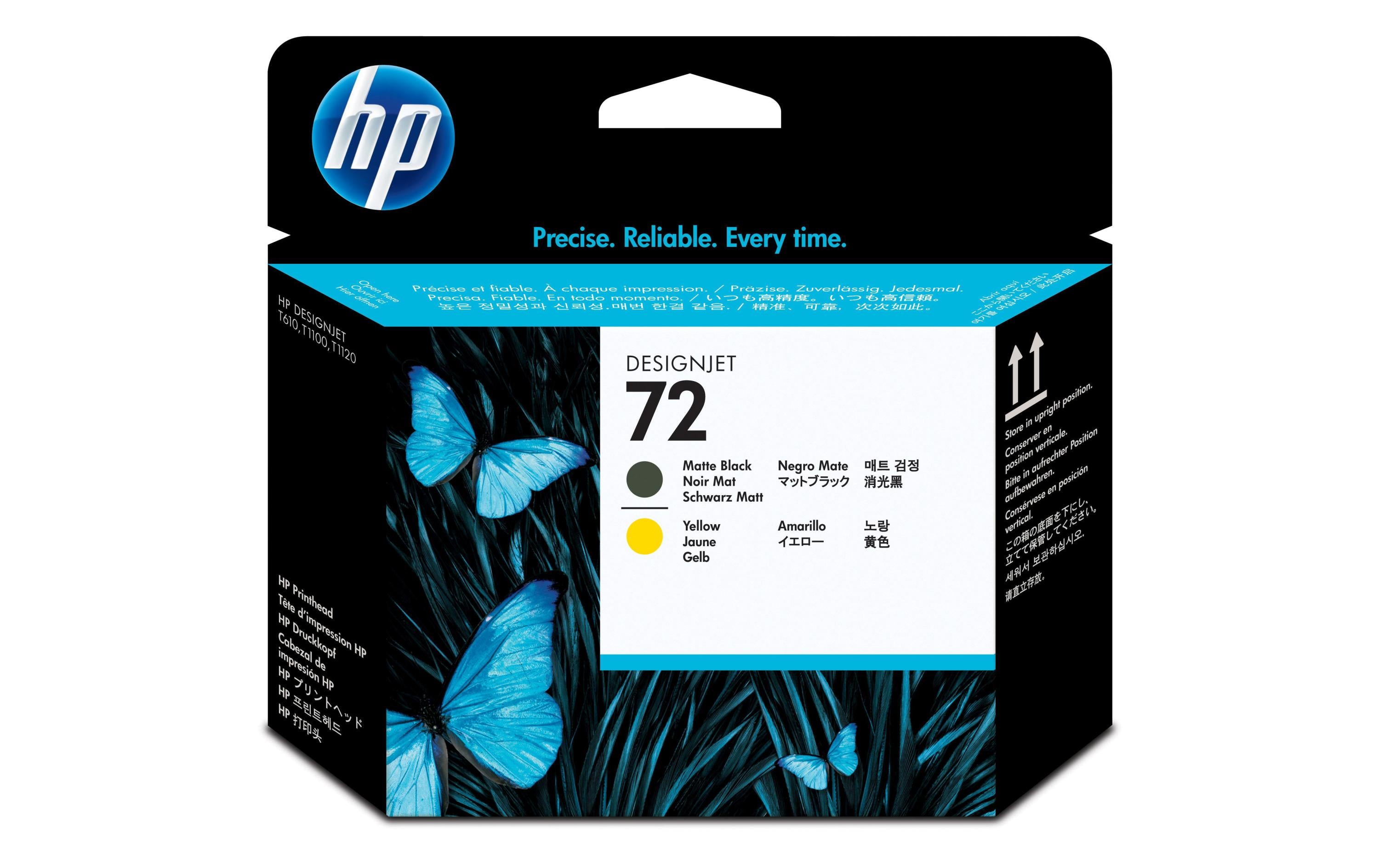 HP Druckkopf Nr.72 - MBlack+Yellow (C9384A)