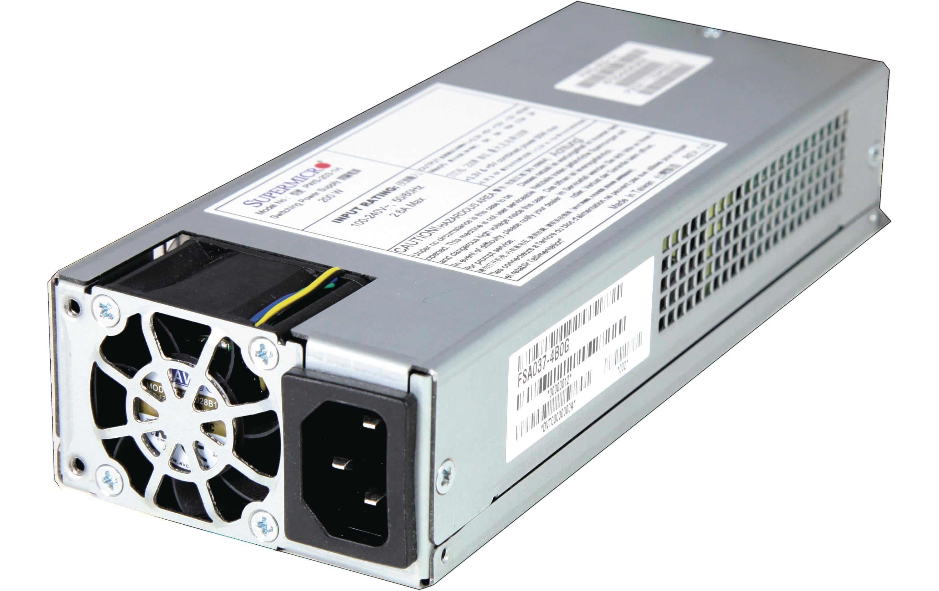 Supermicro PWS-203-1H: Netzteil 200W