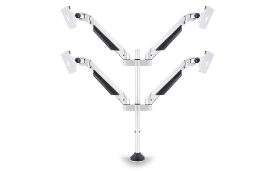Multibrackets Monitorarm Quad weiss