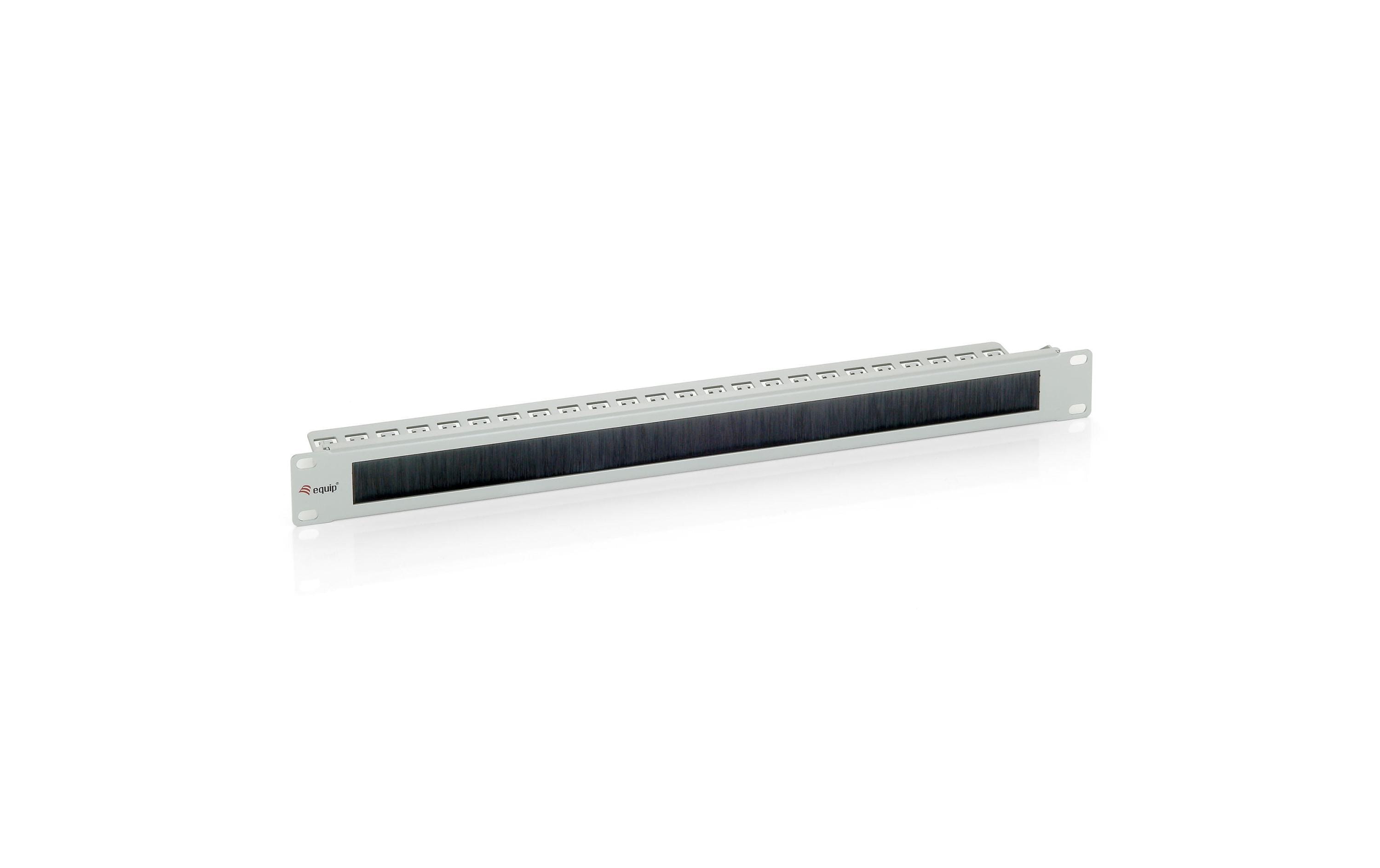 equip, Kabeldurchführung Rack 19, Grau