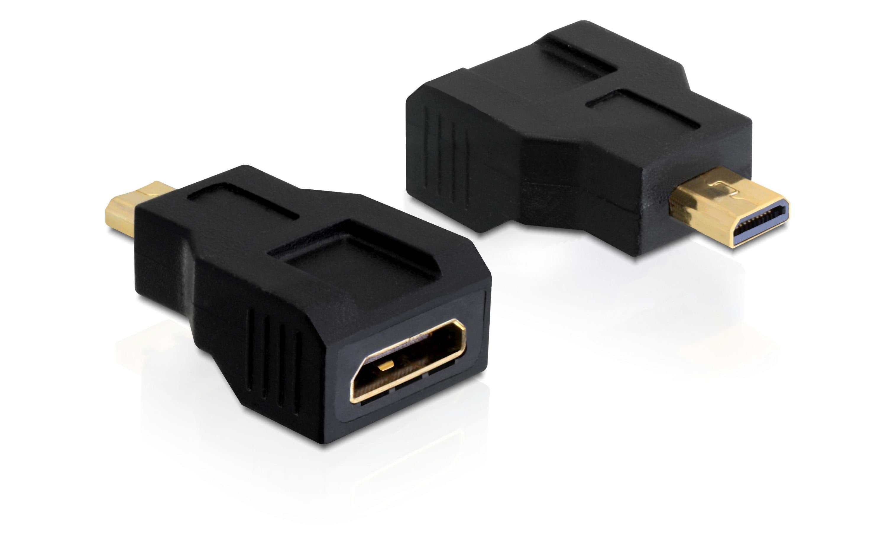 Delock Adapter Micro-HDMI-D zu Mini-HDMI-C